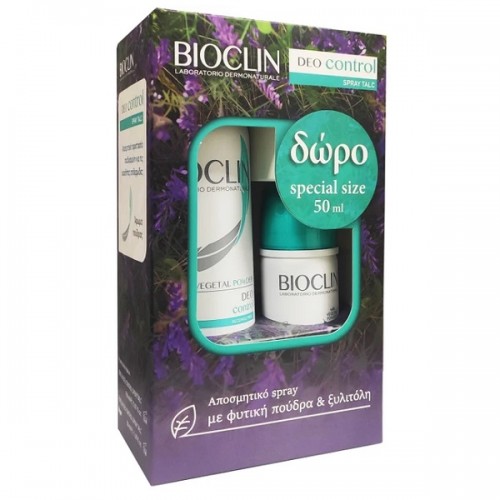 BIOCLIN DEODORANT TALC SPRAY CONTROL 150ML + 50ML ΔΩΡΟ