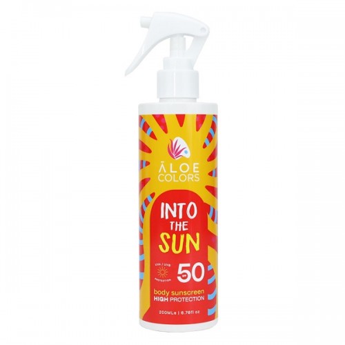 ALOE+COLORS INTO THE SUN BODY SUNSCREEN Spf 50 200ml