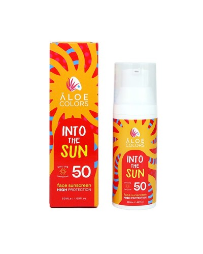 ALOE+COLORS INTO THE SUN FACE SUNSCREEN Spf 50 50ml