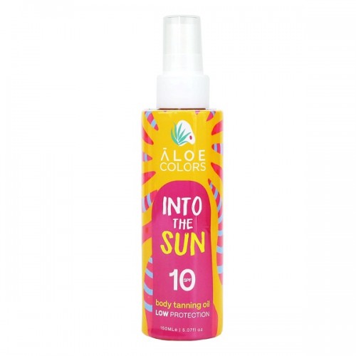 ALOE+COLORS INTO THE SUN TANNING OIL Spf 10 150ml