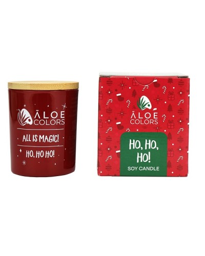 ALOE+COLORS SOY CANDLE HO HO HO 150g