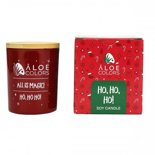 ALOE+COLORS SOY CANDLE HO HO HO 150g