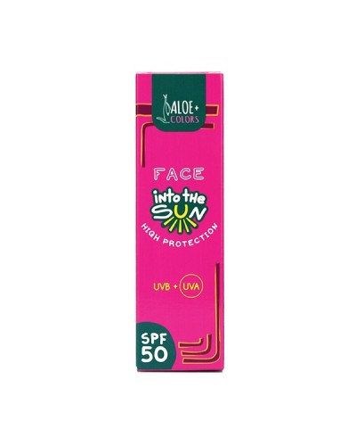 ALOE+COLORS INTO THE SUN FACE SUNSCREEN SPF50 50ML