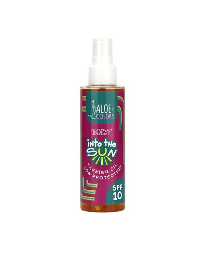 ALOE+COLORS INTO THE SUN TANNING OIL SPF10 150ML