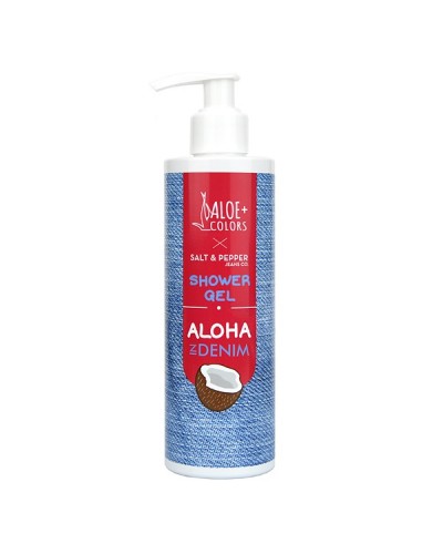 ALOE+COLORS ALOHA IN DENIM SHOWER GEL 250ML