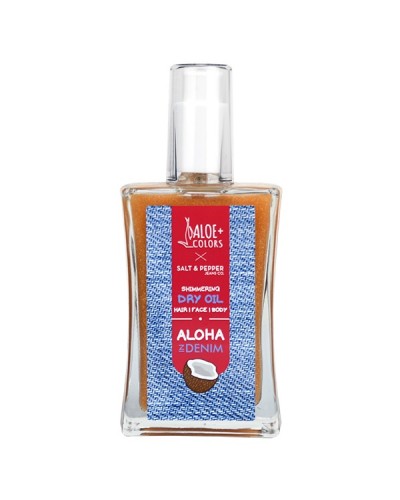 ALOE+COLORS ALOHA IN DENIM SHIMMERING DRY OIL 100ML