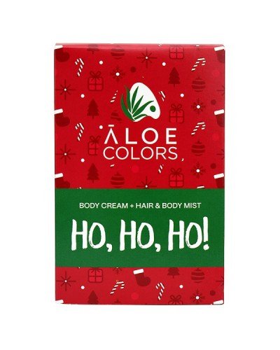 ALOE+COLORS PROMO HO HO HO BODY CREAM 100ml & HAIR & ΒODY ΜIST 100ml & ΔΩΡΟ ΜΠΡΕΛΟΚ ALOE COLORS