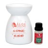 ALOE+COLORS PROMO CERAMIC BURNER & FRAGRANCE OIL 10ml