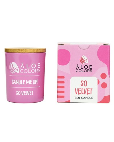 ALOE+COLORS  SOY CANDLE SO VELVET 150gr 