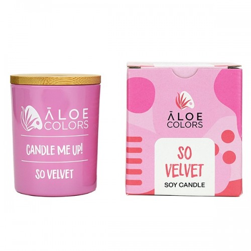 ALOE+COLORS  SOY CANDLE SO VELVET 150gr 