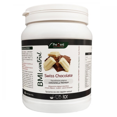 PREVENT BMI CONTROL ΜΕ TRISYNEX SWISS CHOCOLATE 432GR