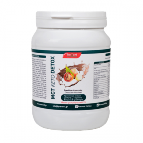 PREVENT MCT KETO DETOX ΣΟΚΟΛΑΤΑ - ΦΟΥΝΤΟΥΚΙ 430G 