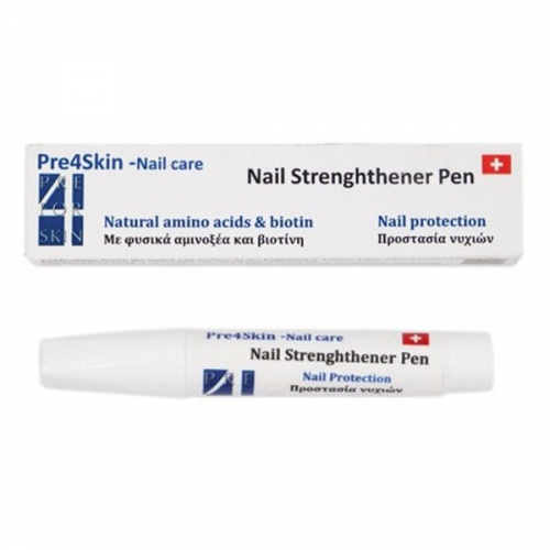 PRE4SKIN NAIL STRENGHTHENER PEN ΓΙΑ ΑΝΑΓΕΝΝΗΣΗ ΑΠΟΧΡΩΜΑΤΙΣΜΕΝΩΝ & ΚΑΤΕΣΤΡΑΜΜΕΝΩΝ ΝΥΧΙΩΝ 5ML