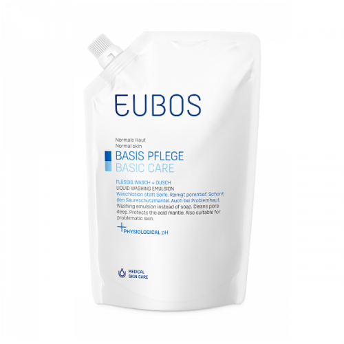 EUBOS BASIC CARE BLUE LIQUID WASHING EMULSION REFILL 2 X 400ML & ΔΩΡΟ BLUE LIQUID WASHING EMULSION 400ML EUBOS BASIC CARE BLUE LIQUID WASHING EMULSION REFILL 2 X 400ML & ΔΩΡΟ BLUE LIQUID WASHING EMULSION 400ML
