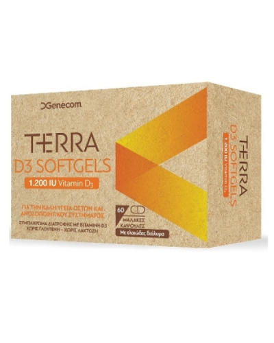 GENECOM TERRA D3 1200IU 60SOFTGELS