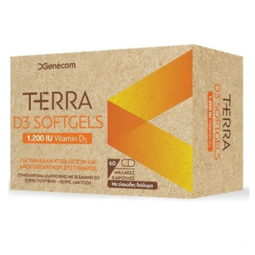 GENECOM TERRA D3 1200IU 60SOFTGELS