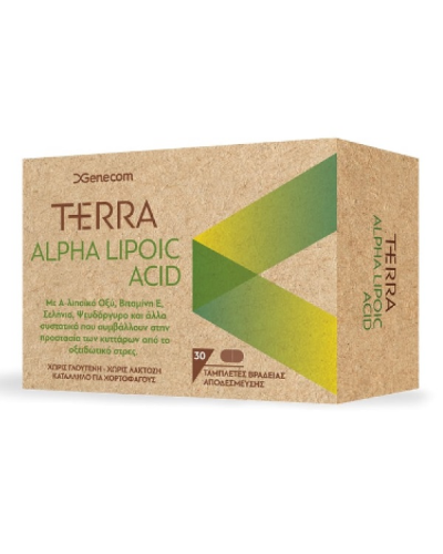 GENECOM TERRA ALPHA LIPOIC ACID 30 RETARD TABS