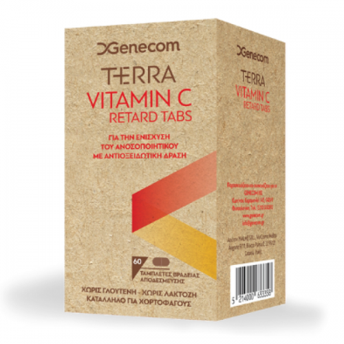 GENECOM TERRA VITAMIN C 60 RETARD TABS