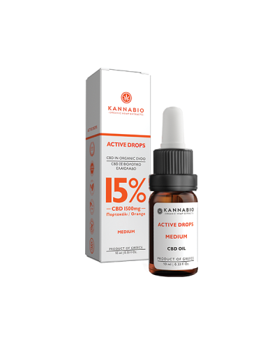 KANNABIO ACTIVE DROPS CBD 15%10ML