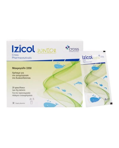 CROSS PHARMA IZICOL JUNIOR 20SACHETS x 6GR