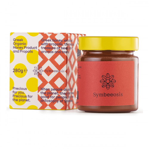 SYMBEEOSIS GREEK ORGANIC HONEY PRODUCT  AND PROPOLIS 280G