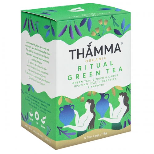 THAMMA RITUAL GREEN TEA BIO 12 ΦΑΚΕΛΑΚΙΑ