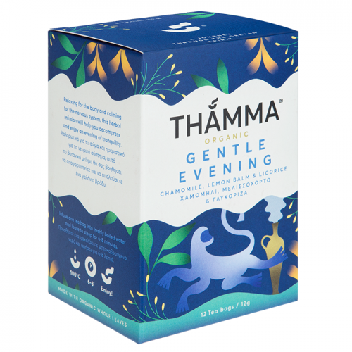 THAMMA GENTLE EVENING TEA BIO 12 ΦΑΚΕΛΑΚΙΑ