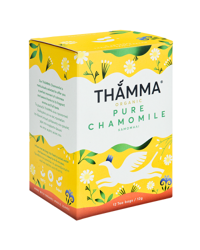 THAMMA PURE CHAMOMILE TEA BIO 12 ΦΑΚΕΛΑΚΙΑ