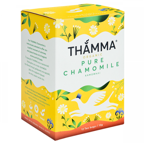 THAMMA PURE CHAMOMILE TEA BIO 12 ΦΑΚΕΛΑΚΙΑ