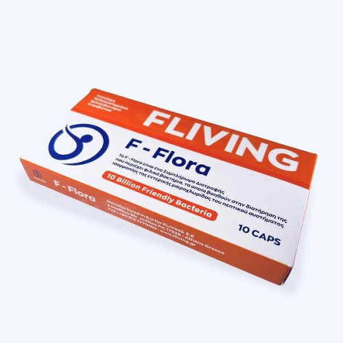 FLIVING F-FLORA 10 BILLION FRIENDLY BACTERIA 10CAPS