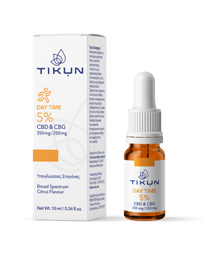 TIKUN CBD DAY TIME 5% CBD 250MG & CBG 250MG 10ML