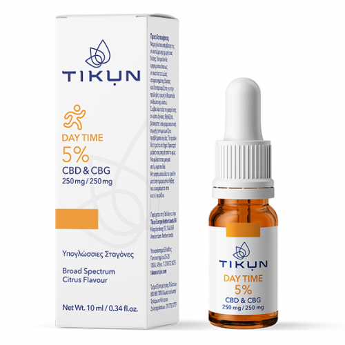 TIKUN CBD DAY TIME 5% CBD 250MG & CBG 250MG 10ML