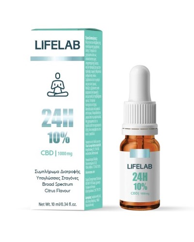 LIFELAB CBD 24H 10% 1000mg CBD 10ml