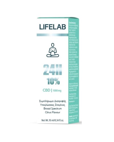 LIFELAB CBD 24H 10% 1000mg CBD 10ml