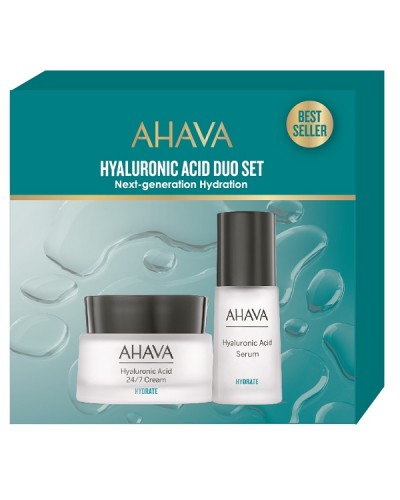 AHAVA PROMO DUO SET HYALURONIC ACID CREAM 50ml & SERUM 30ml