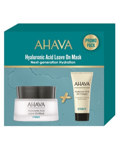 AHAVA PROMO HYALURONIC ACID LEAVE-ON MASK 50ml & CREAM 15ml