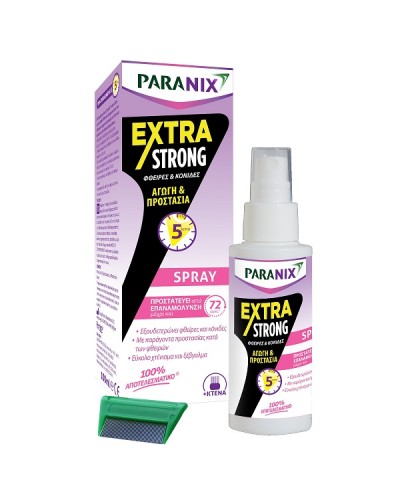 PARANIX EXTRA STRONG SPRAY 100ML + ΚΤΕΝΑ