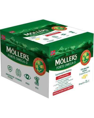 MOLLERS FORTE 150caps (5 blisters x 30caps)