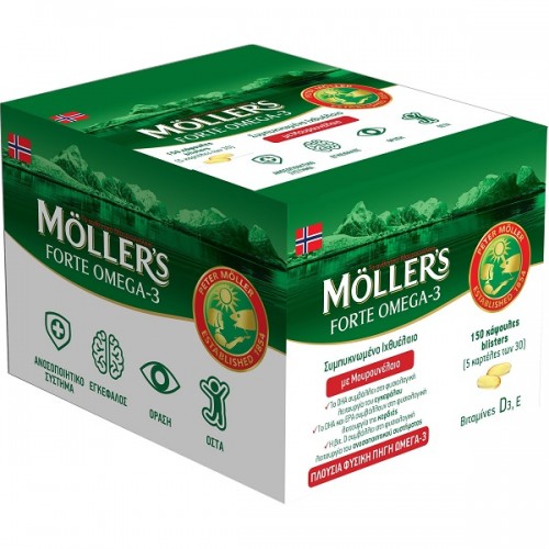 MOLLERS FORTE 150caps (5 blisters x 30caps)