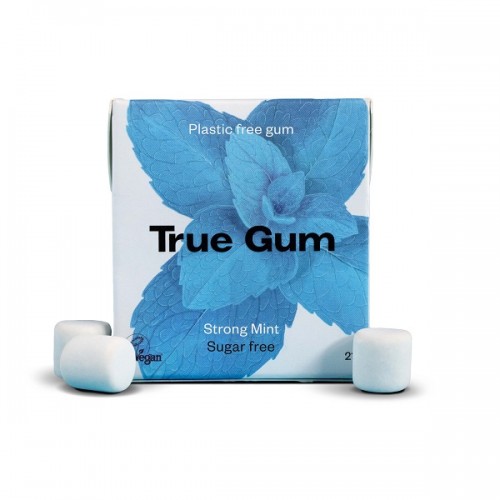 TRUE GUM SUGARFREE STRONG MINT ΤΣΙΧΛΕΣ ΧΩΡΙΣ ΖΑΧΑΡΗ ΜΕ ΓΕΥΣΗ ΜΕΝΤΑ 21GR