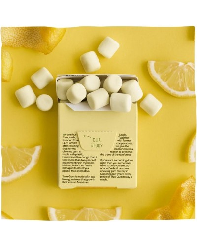 TRUE GUM SUGARFREE LEMON ΤΣΙΧΛΕΣ ΧΩΡΙΣ ΖΑΧΑΡΗ ΜΕ ΓΕΥΣΗ ΛΕΜΟΝΙ 21GR