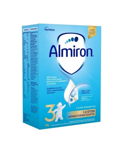 NUTRICIA ALMIRON 3 ΝΗΠΙΑΚΟ ΡΟΦΗΜΑ ΓΑΛΑΚΤΟΣ 1-2 ΕΤΩΝ 600G