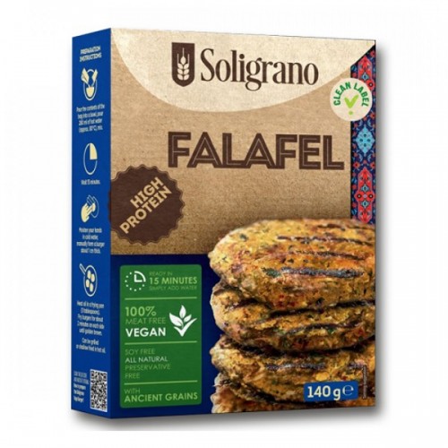 SOLIGRANO BURGER VEGAN ΦΑΛΑΦΕΛ 140G 