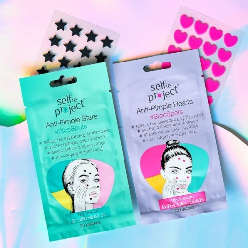 SELFIE PROJECT ANTI-PIMPLES PATCHES HEARTS 20τμχ