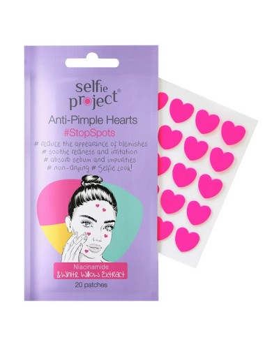 SELFIE PROJECT ANTI-PIMPLES PATCHES HEARTS 20τμχ