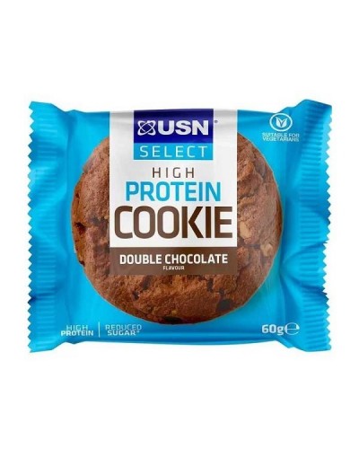 USN SELECT HIGH PROTEIN COOKIE 60g DOUBLE CHOCOLATE
