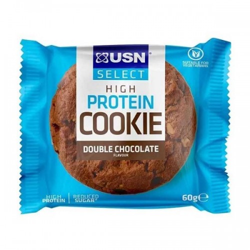 USN SELECT HIGH PROTEIN COOKIE 60g DOUBLE CHOCOLATE