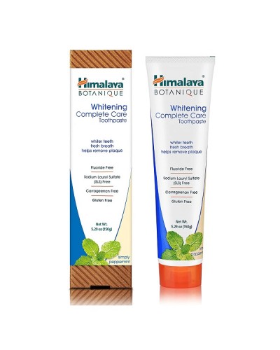 HIMALAYA ECO WHITENING COMPLETE CARE TOOTHPASTE SIMPLY PEPPERMINT 150G