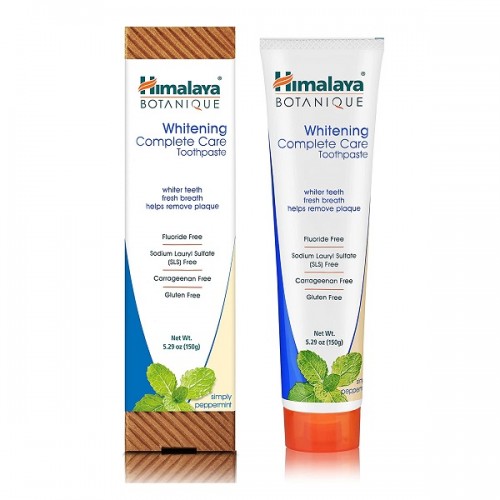 HIMALAYA ECO WHITENING COMPLETE CARE TOOTHPASTE SIMPLY PEPPERMINT 150G