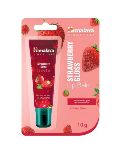 HIMALAYA STRAWBERRY GLOSS LIP BALM 10G